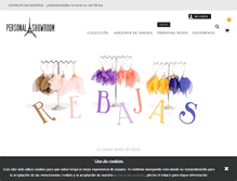 Tablet Screenshot of personalshowroom.com